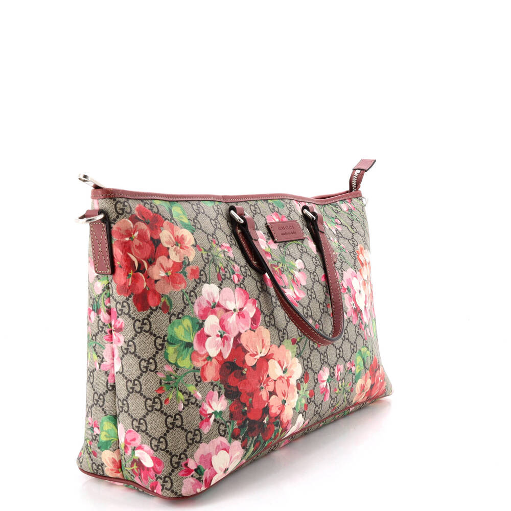 Gucci Convertible Zip Tote Blooms Print #252917G11B - Picture 2 of 7